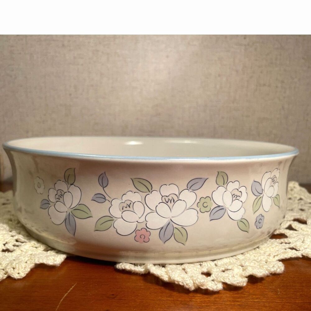 Chantilly Fleur de Lune Hearthside Stoneware Baking Dish